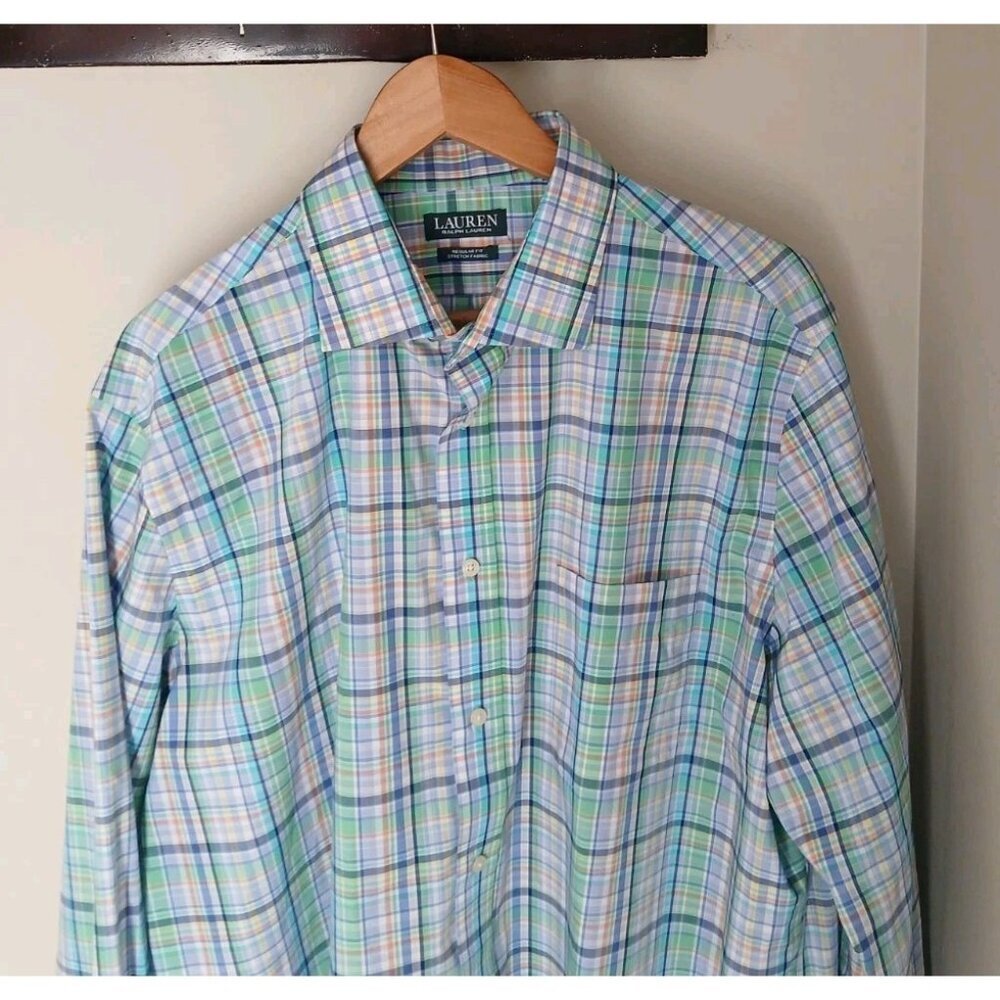 Lauren Ralph Lauren Stretch Fabric Button Down Shirt